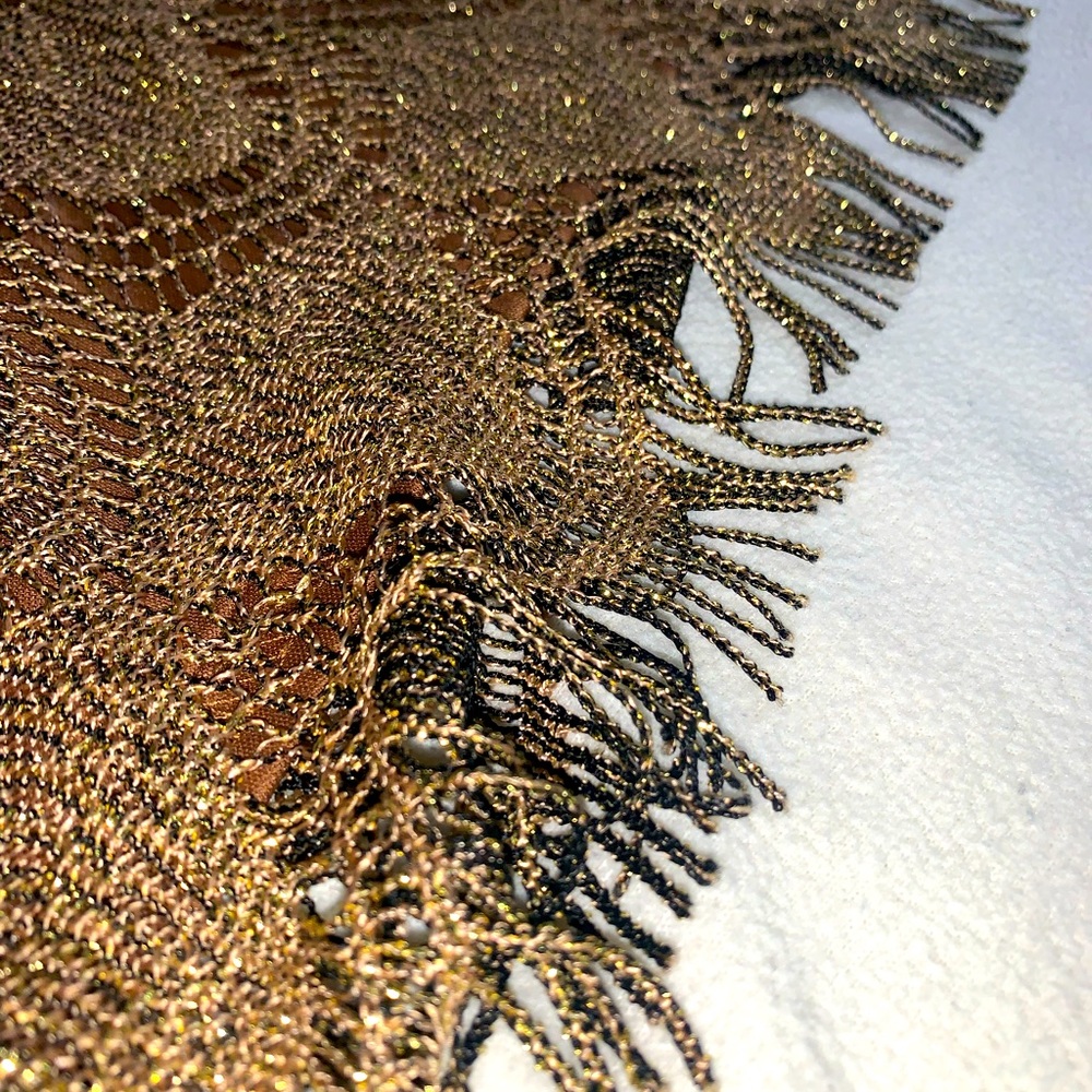 Dazzling Gold Lace Cocktail Dress